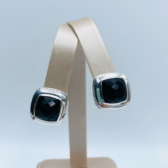 DAVID YURMAN
Sterling Silver Black Onyx 11mm Albion Earrings - Picture 7 of 12
